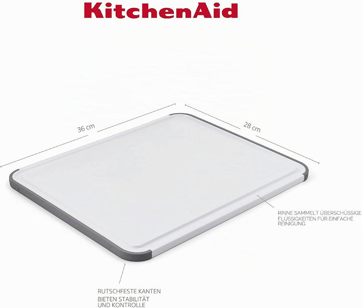 KitchenAid KEG700NOSMGA Grosses rutschfestes Schneidebrett Klassisch, Klassisch