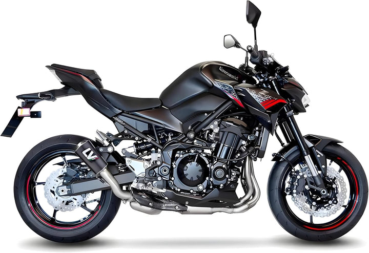Endschalldämpfer LeoVince SLIP-ON SBK LV-10, Carbon, Edelstahl Kappe, mit Zulassung für Kawasaki Z 9