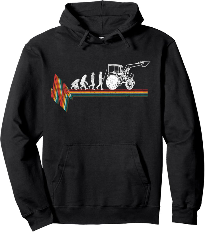Bauer Traktor Evolution Trecker Landwirt Vintage Geschenk Pullover Hoodie