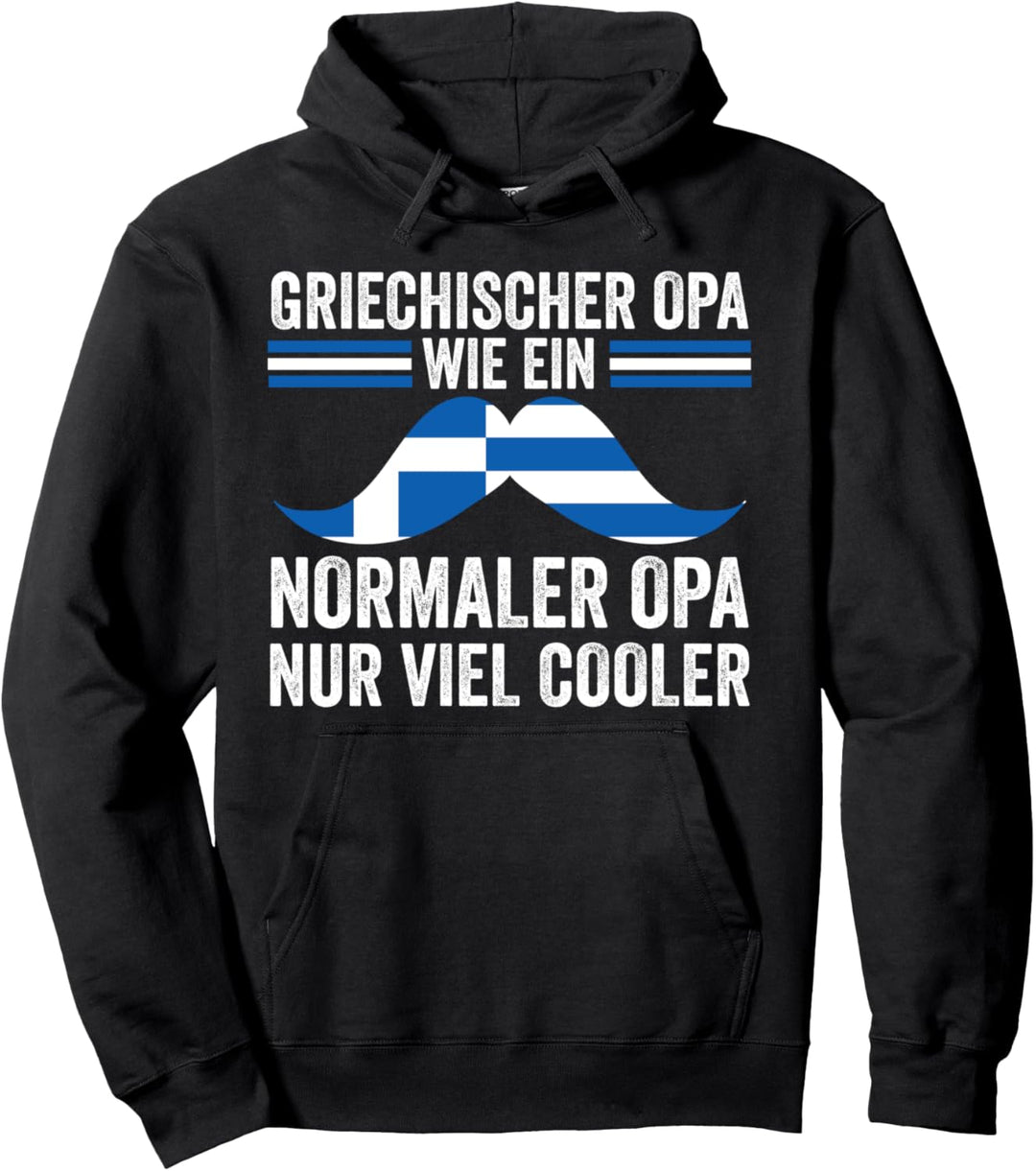 Griechen Opa Griechischer Grovater Griechenland Pullover Hoodie