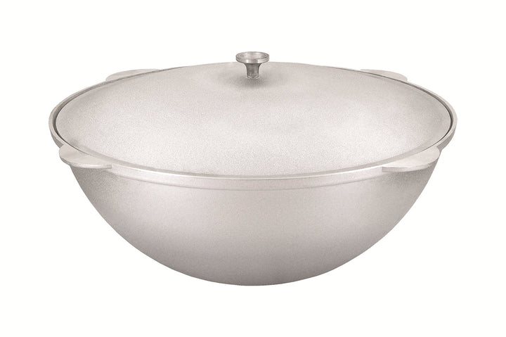 Kazan Asien Topf Tatarskij mit Deckel Kasan WOK 15 L Aluguss