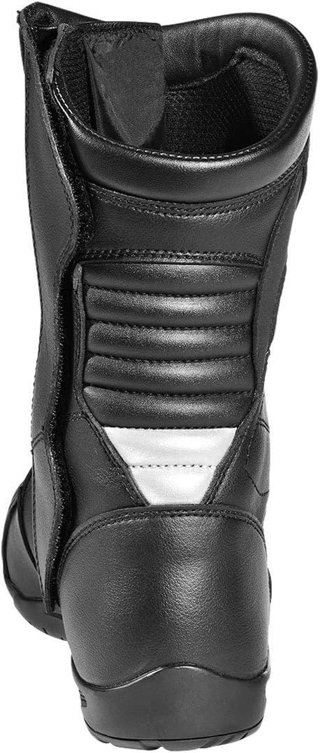 Bogotto Andamos wasserdichte Motorradstiefel, schwarz, 45 45 EU Schwarz, 45 EU Schwarz