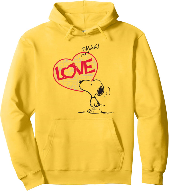 Peanuts Snoopy Comic Love Smak Pullover Hoodie