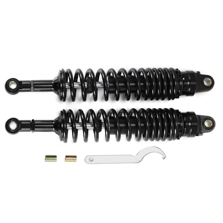 Hegeiisy 380mm 14.96 Zoll 8mm Feder Universal Motorrad Stossdämpfer Hinterradaufhängung ATV Quad Sco