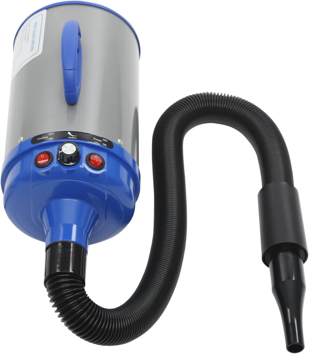 Blower Hund Hundefön,2200W 4 Düsen Stufenlos Einstellbar