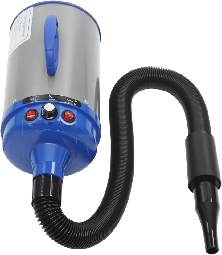 Blower Hund Hundefön,2200W 4 Düsen Stufenlos Einstellbar