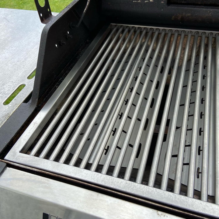 Grillrost.com Das Original Edelstahl Aromaschiene passend für Enders - Brennerabdeckung passend für