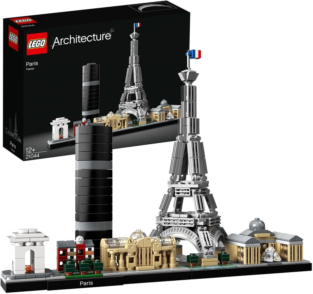 LEGO Architecture Paris, Modellbausatz mit Eiffelturm, Champs-Élysées und Louvre-Modell, Skyline-Kol