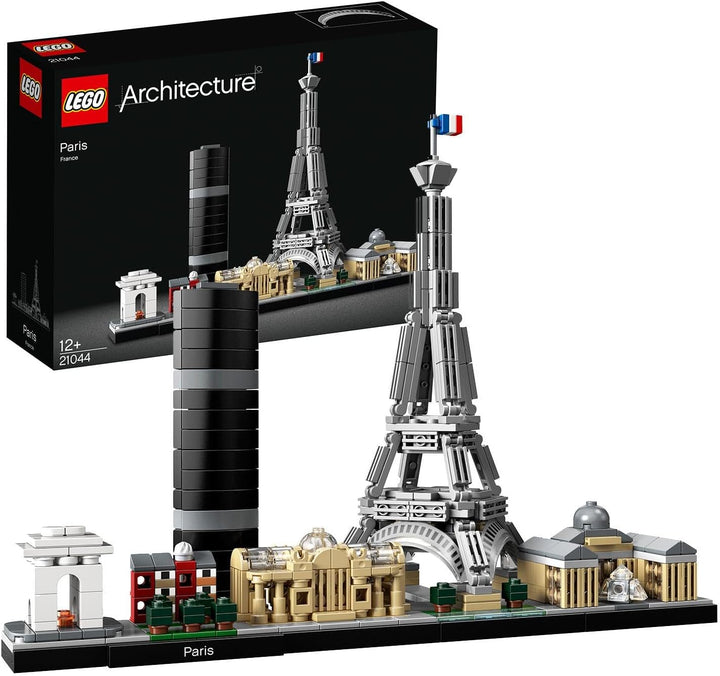 LEGO Architecture Paris, Modellbausatz mit Eiffelturm, Champs-Élysées und Louvre-Modell, Skyline-Kol