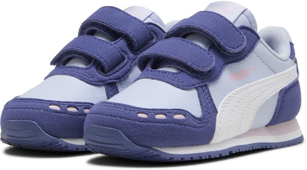 PUMA Unisex Baby Cabana Racer Sl 20 V Inf Sneaker 20 EU Cool Weather Puma White Blue Crystal Rose Ma