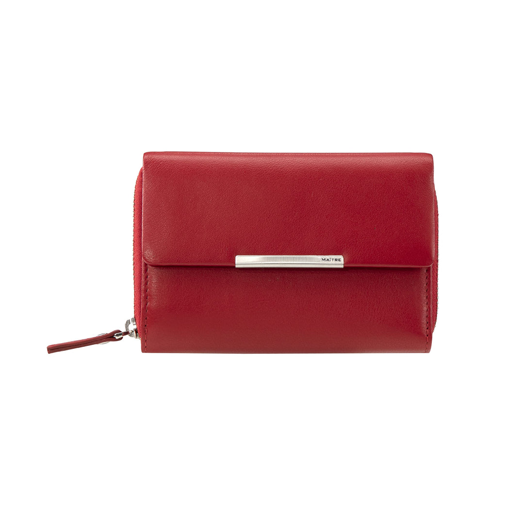 Maitre - Belg Dagrete Purse MH14FZ Rot Farbe:rot / Material:textile,leather, Farbe:rot / Material:te
