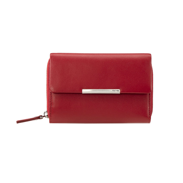 Maitre - Belg Dagrete Purse MH14FZ Rot Farbe:rot / Material:textile,leather, Farbe:rot / Material:te