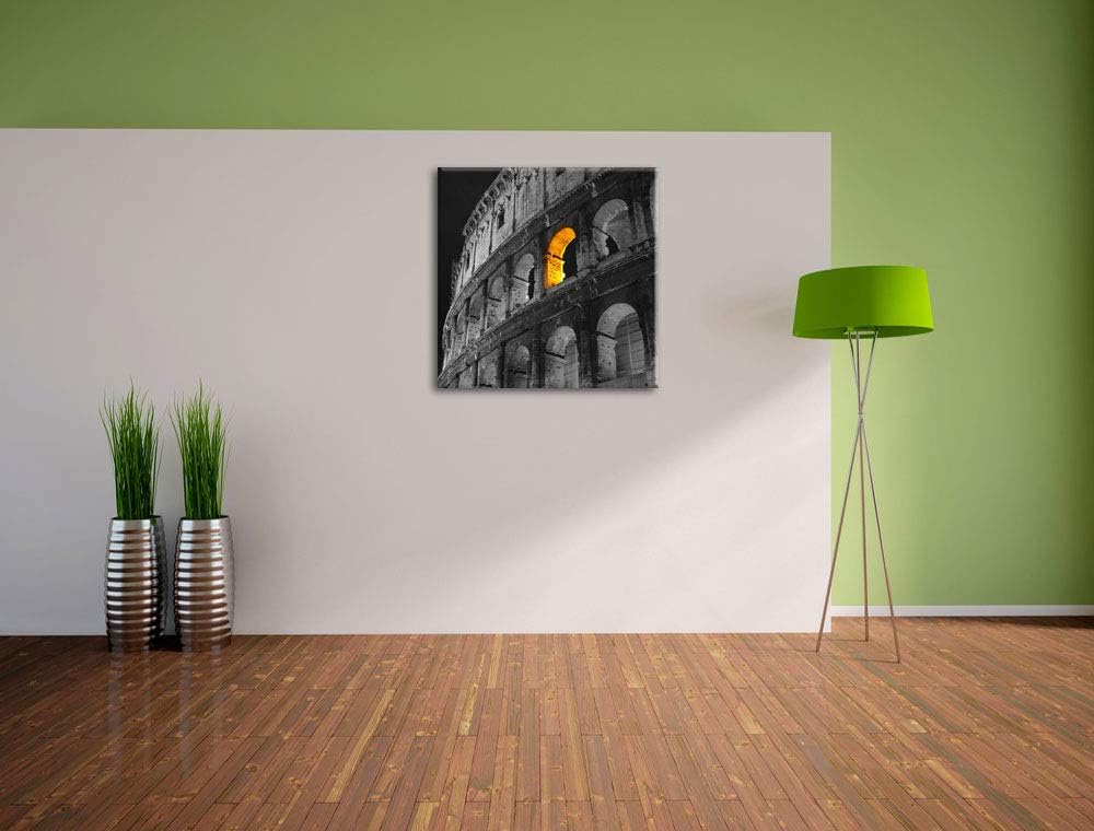 Pixxprint schönes Amphitheater in Rom als Leinwandbild/Grösse: 70x70 cm/Wandbild/Kunstdruck/fertig b