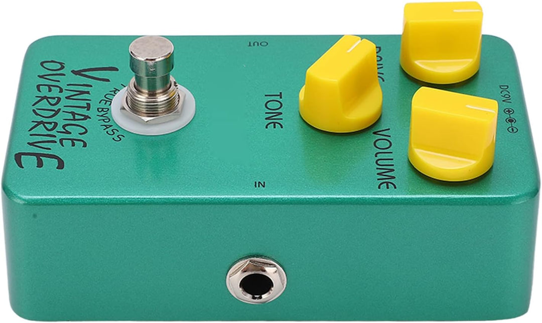 Vintage Overdrive-Pedal, sanfter sanfter glatter Klang klassische Röhren-Screamer-Pedale Metall für
