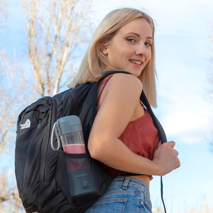 InnovaGoods® Tragbarer Standmixer, Mixer mit 380 ml Fassungsvermögen und 17000 U/min, ideal für Smoo