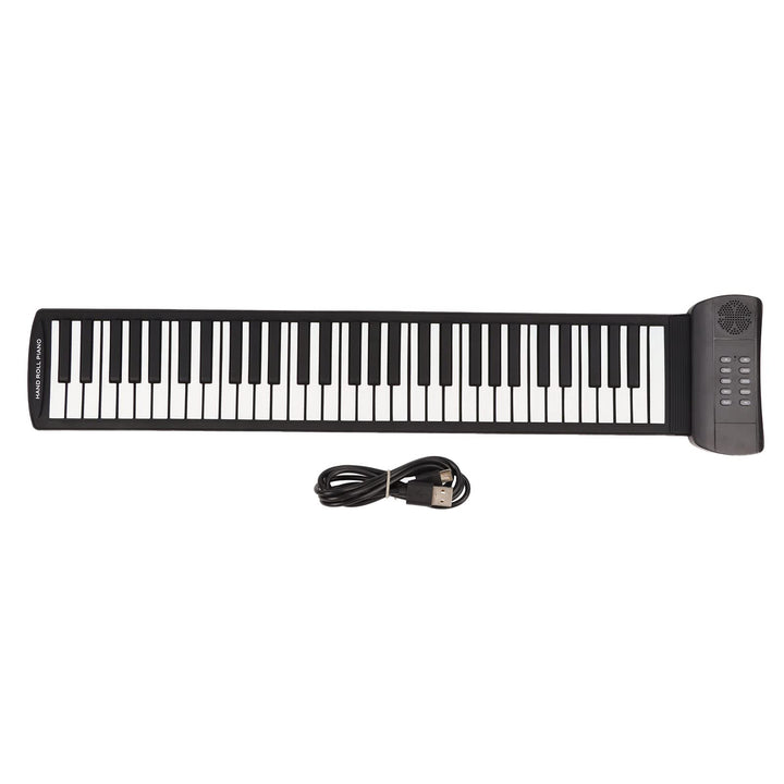 Roll Up Piano, 61 Tasten Tragbares Elektronisches Keyboard Faltbares Bluetooth MIDI Keyboard Piano f