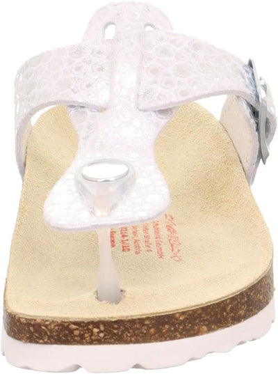Superfit Girl's Fussbettpantoffel Mule 24 EU Weiss 1010, 24 EU Weiss 1010