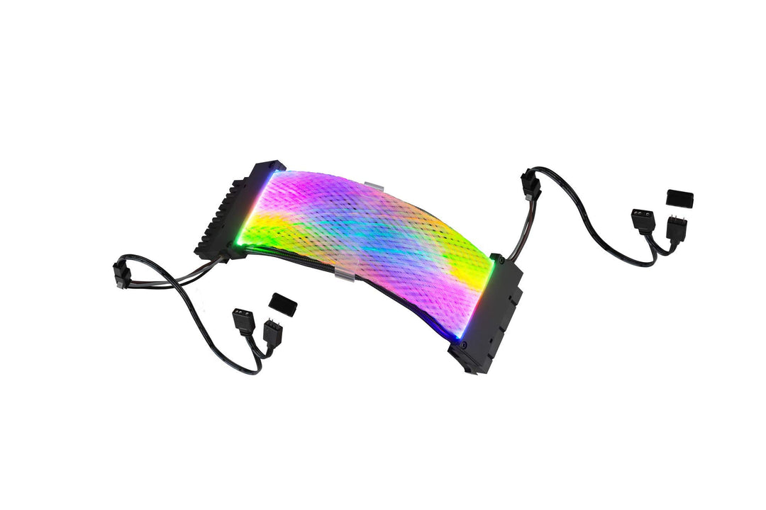 Gelid Solutions Astra RGB 24-Pin - 24 Ultrahelle RGB-LEDs - Doppelseitige RGB-Beleuchtung - ATX-Moth