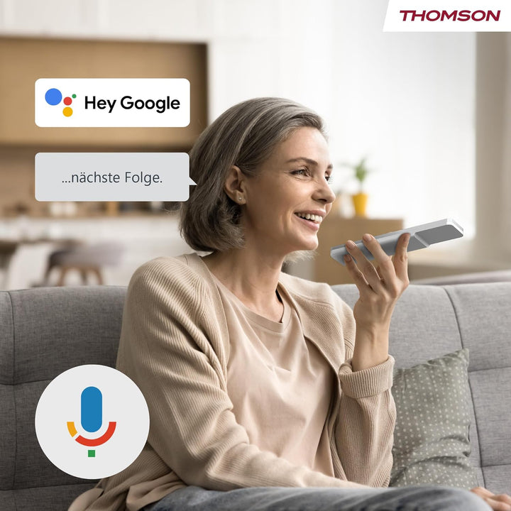 Thomson 32 Zoll (80 cm) Go TV HD (1366x768), Tragbarer Android Fernseher, Sprachsteuerung, Bluetooth