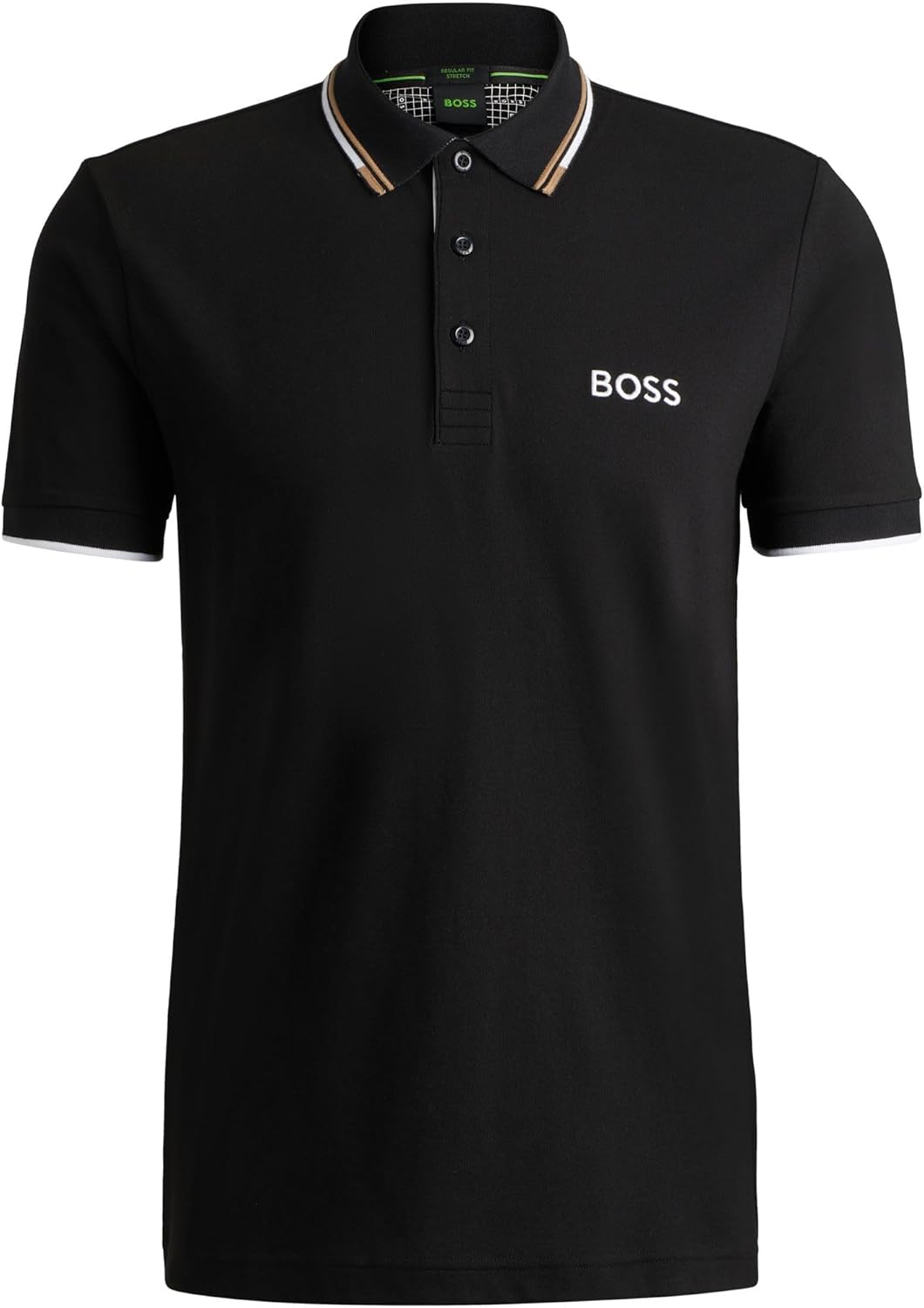 BOSS Herren Paddy Pro Active Paddy Regular-Fit Poloshirt aus schnell trocknendem Stretch-Piqué S Bla