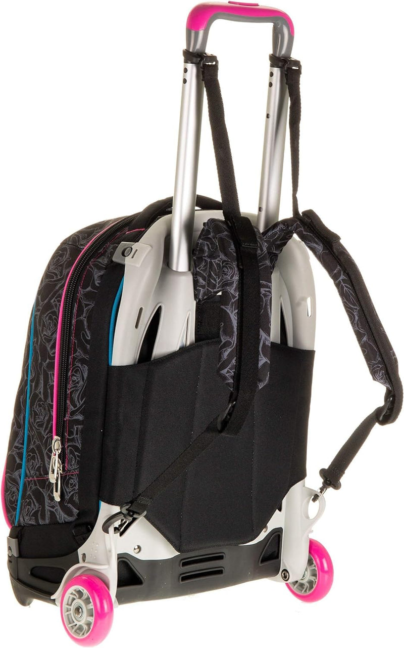 Seven TROLLEY, Rucksack mit Trolleyfunktion, Schulranzen mit Rollen, 3 in 1, Abnehmbarer Rucksack, a