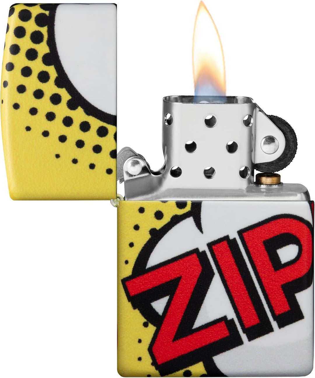 Zippo Sturmfeuerzeug - Comic, 540°, Color Image - Nachfüllbar - Wiederverwendbar - Windfestes Design