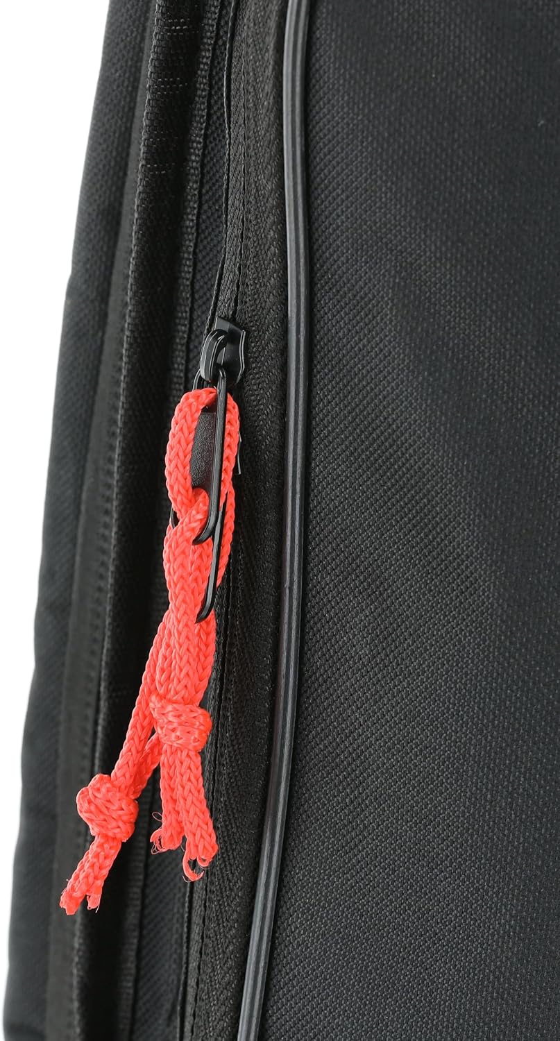 PURE GEWA Gitarren Gig-Bag Serie 120 für E-Bass, schwarz, 20 mm Schaumstoffpolsterung mit grosser No
