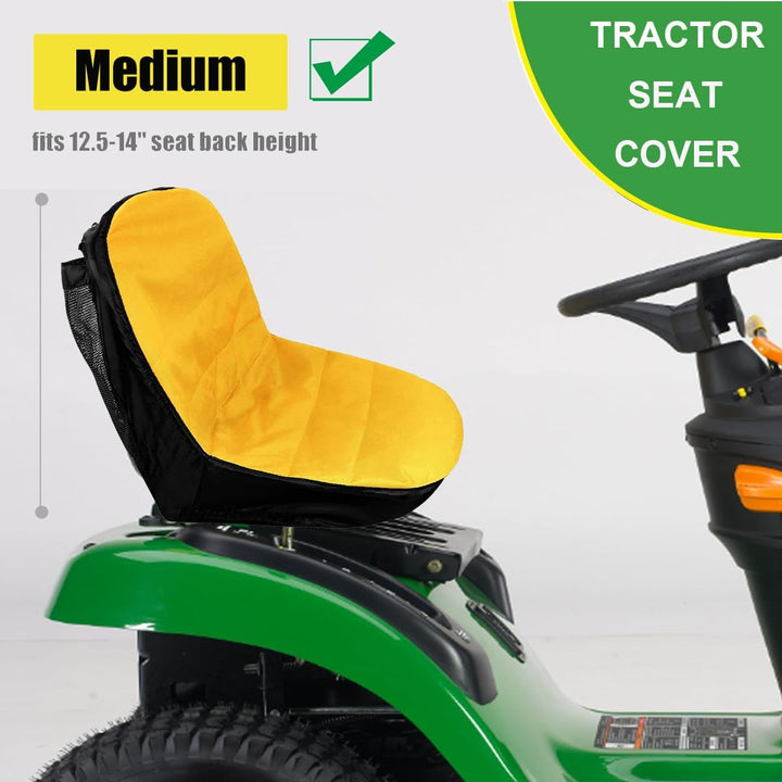 BeadChica Sitzbezug für Rasenmäher, kompatibel mit John Deere, Sitzersatzteile, Rasenmäher-Sitzkisse