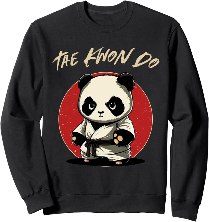 Panda Taekwondo - Lustige TKD Koreanische Kampfkünste Sweatshirt