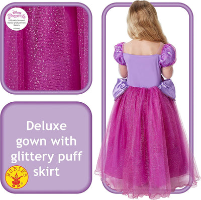 Rubie´s Offizielles Disney Princess Rapunzel Premium, Kind Kostüm – Medium Medium Ages 5 - 6, Medium