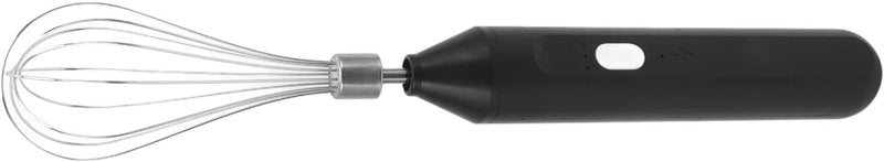 Elektrischer Schneebesen, Kabelloser Handmixer 3 Geschwindigkeiten Zum Backen zu Hause (Schwarz)