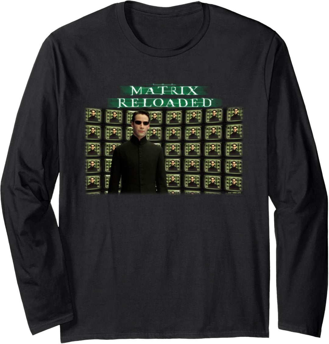 The Matrix Reloaded Neo Meets The Architect Langarmshirt