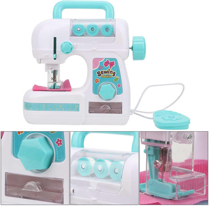Mrisata Nähmaschine Kinder, Mädchen, Nähmaschine, 26 X 22 X 10 cm, Elektrisch, Mittelgrosse Nähmasch