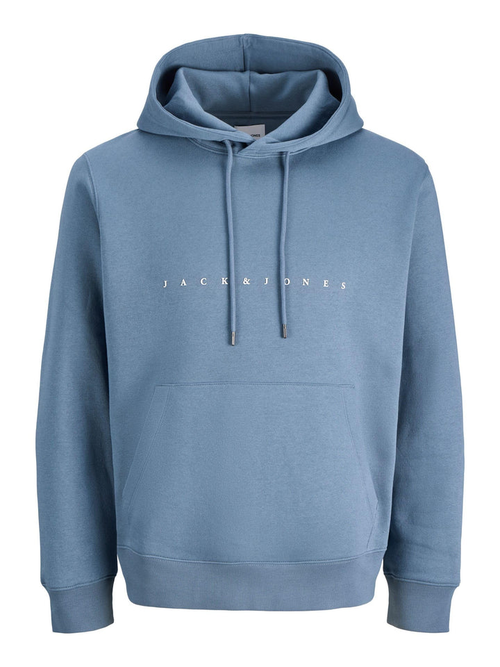 JACK & JONES Herren Hoodie Kapuzenpullover JJESTAR JJ Sweat Hood - Relaxed Fit XS Blue Mirage, XS Bl