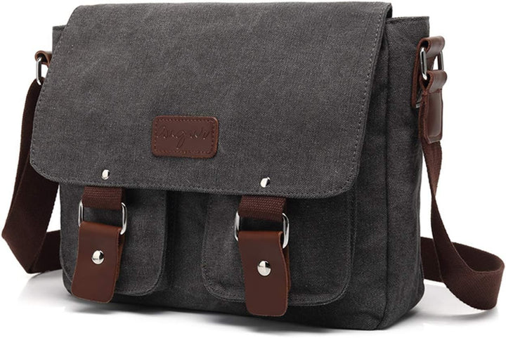 FANDARE Neu Retro Messenger Bag Umhängetasche Schultertasche 14 Zoll Laptoprucksäcke Herren Tasche K