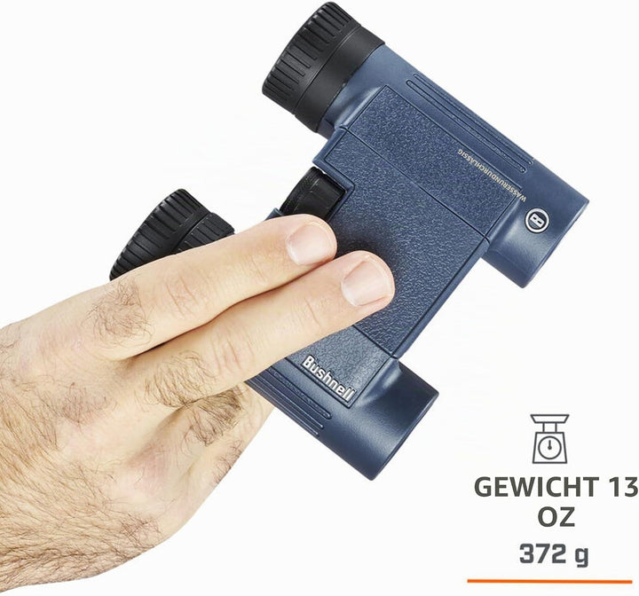 Bushnell - H2O 2 - Fernglas - 12x25 Dunkelblaues - Dachkant - Voll multivergütet - Wasserdicht/Besch