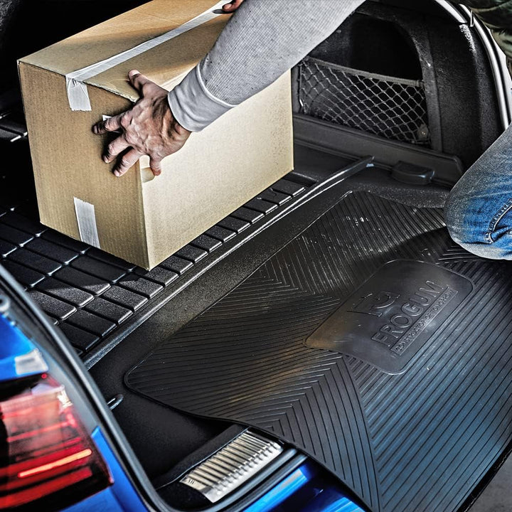 FROGUM ProLine 3D Gummimatte Exklusive Auto Kofferraummatte Kofferraumwanne für Volkswagen Golf VIII