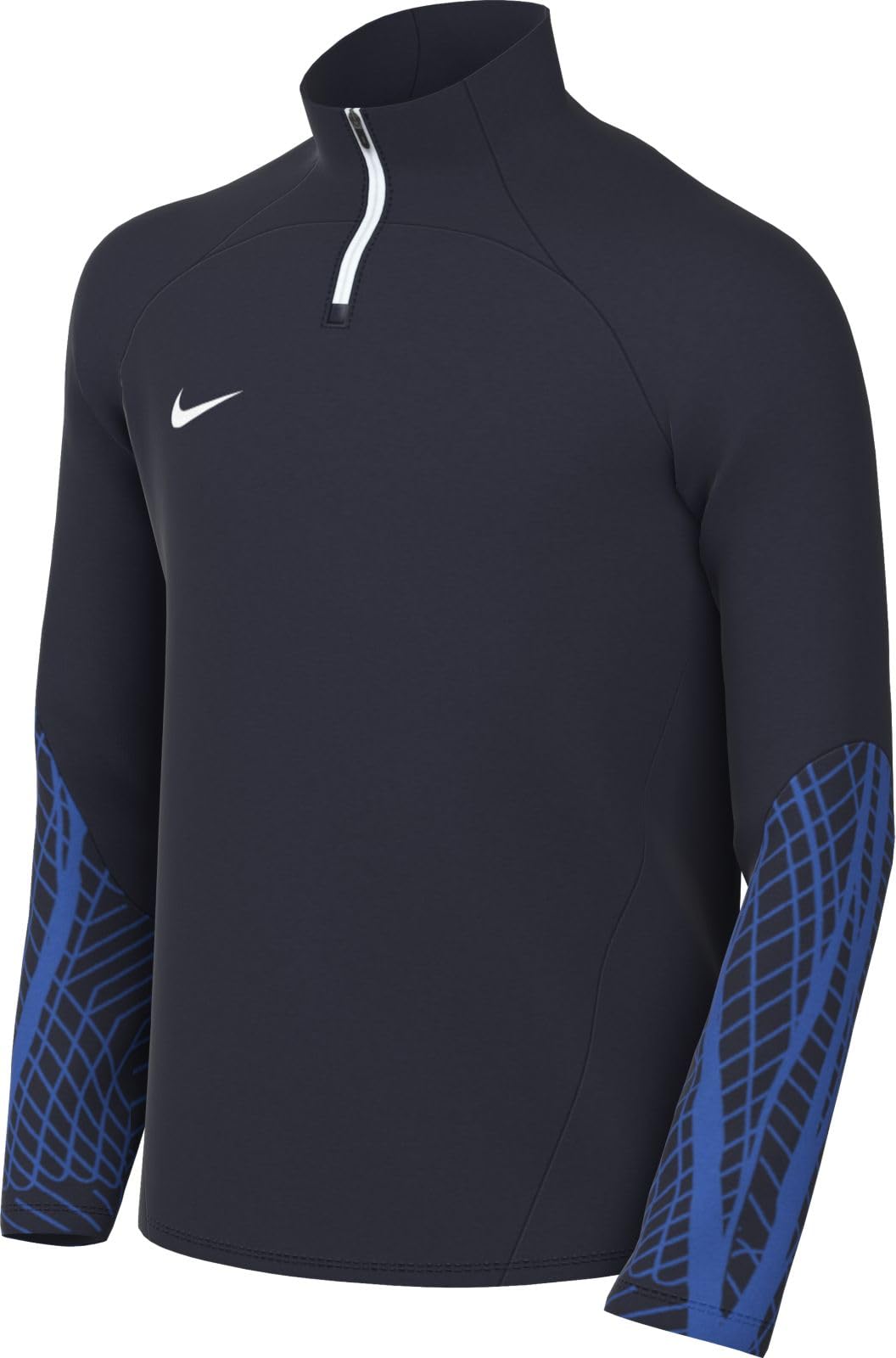 Nike Unisex Kinder Y Nk Df Strk23 Dril Top Long Sleeve Top 7-8 Jahre Obsidian/Obsidian/Royal Blue/Wh