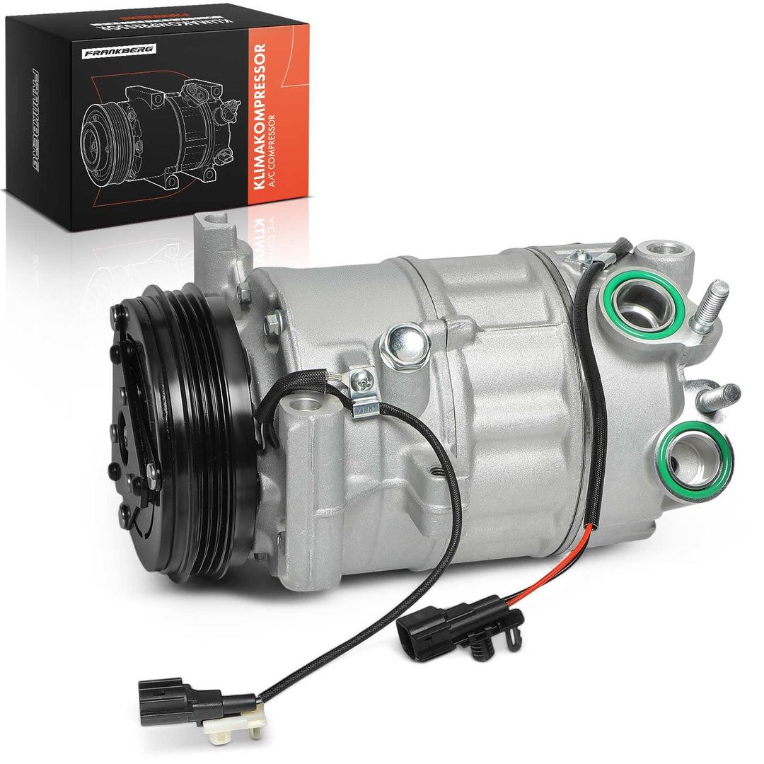 Frankberg Klimakompressor Klimaanlage Kompatibel mit S60 II 134 2.0L 2.4L Diesel 2010-2018 V70 III 1