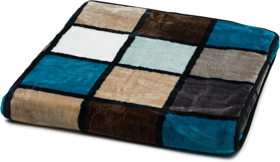 Gözze - Weiche Kuscheldecke, Cashmere Feeling, Hohes Stoffgewicht 500 g/m², Antigua, 150 x 200 cm -