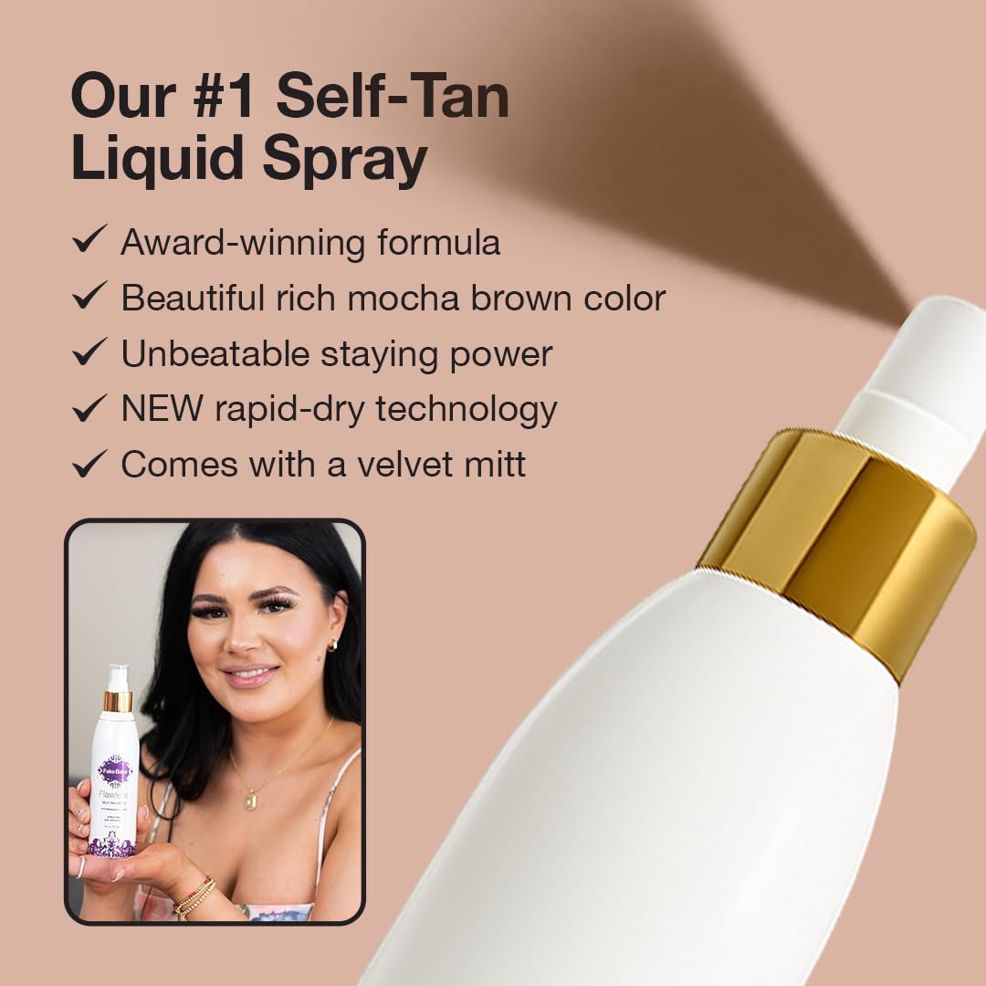 Fake Bake Flawless Self-Tan Liquid 170 ml, 1er Pack (1 x 170 ml) 170 ml (1er Pack), 170 ml (1er Pack