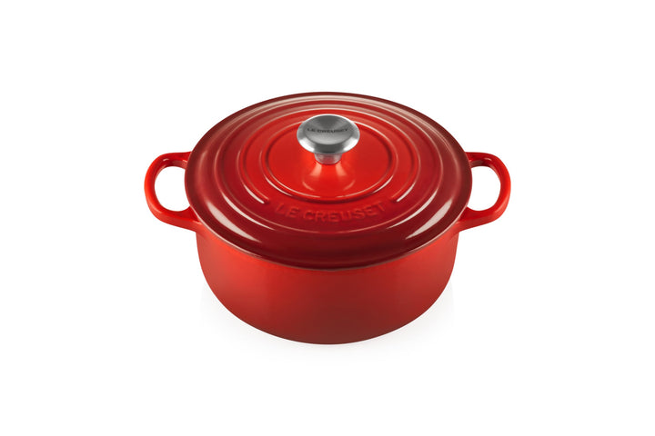 Le Creuset Signature Gusseisen-Bräter mit Deckel, Ø 20 cm, Rund, Für alle Herdarten und Induktion ge