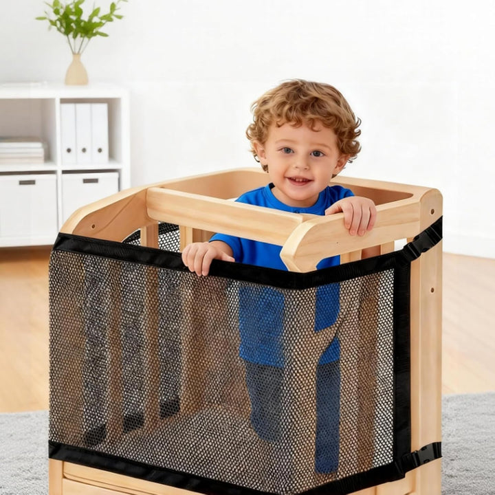 Kleinkinderturm Sicherheitsnetz 110x45CM,Doppelschicht,Kids Tower Sicherheitsnetz Für Kinder Spielen