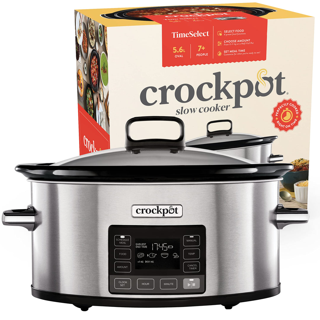 Crockpot TimeSelect digitaler Schongarer | mit programmierbarem Timer und digitaler Anzeige | 5,6 l