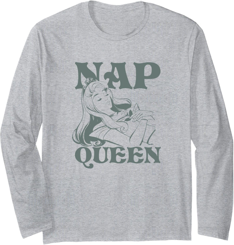 Disney Sleeping Beauty Aurora Nap Queen Laying Down Langarmshirt