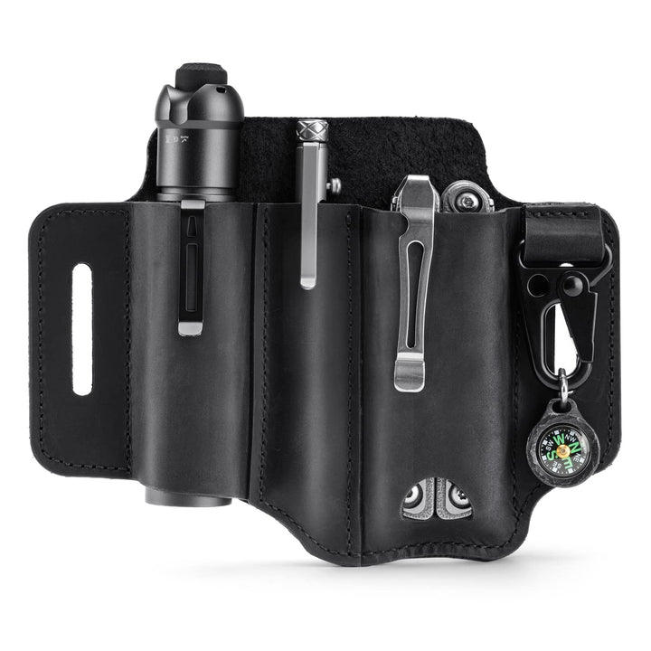 VIPERADE PJ29 EDC Lederscheide, Multitoolscheide/Werkzeuge Holster/Messergürtelscheide/Taschenlampen
