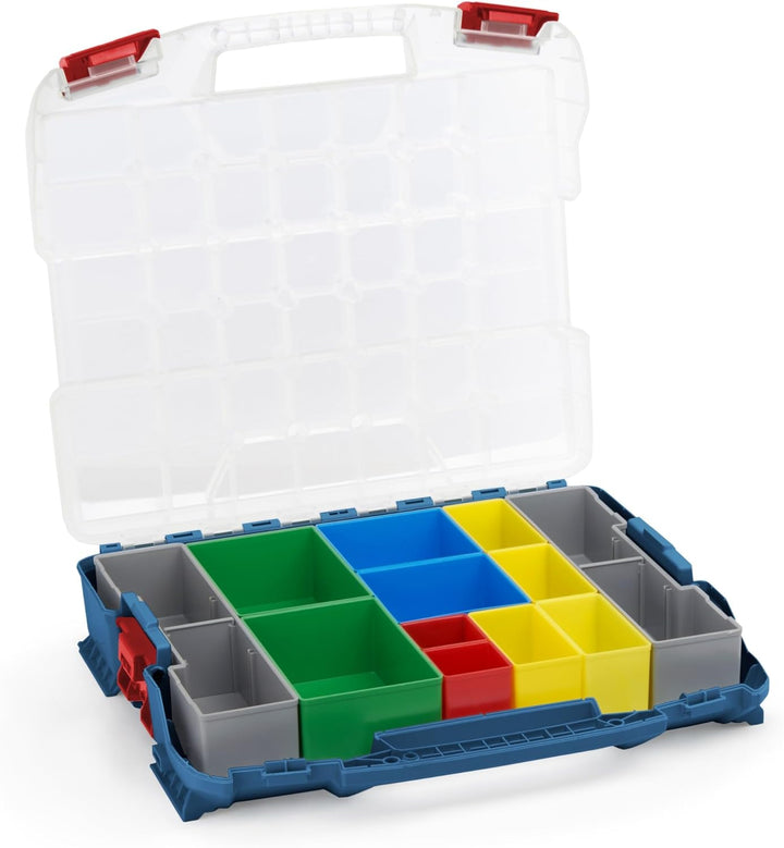 L-BOXX W-BOXX 102 Professional Blau inkl. Insetboxes 4er Set | Sortimentskasten L-Case | Schraubenbo