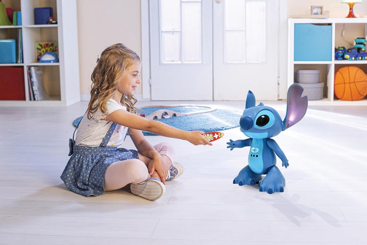 Lexibook, Disney Stitch, Interaktives Spielzeug Bilingue Englisch Deutsch, Gestensteuerung und Fernb