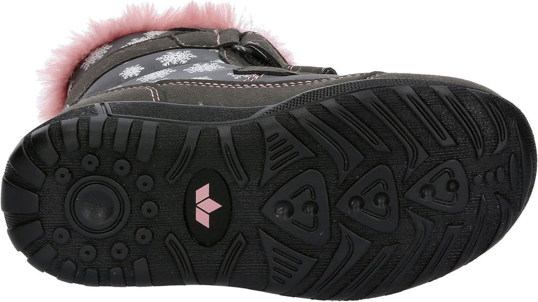 Lico Mädchen Antonia V Schneestiefel 27 EU Grau Rosa, 27 EU Grau Rosa
