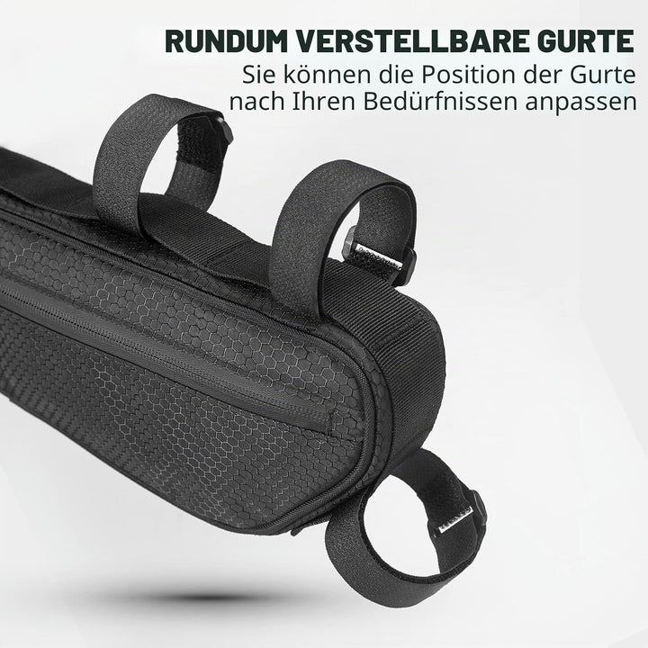 ROCKBROS Fahrradtasche Set, Fahrrad Lenkertasche + Rahmentasche, 2 in 1 Abnehmbare Dreiecktasche für